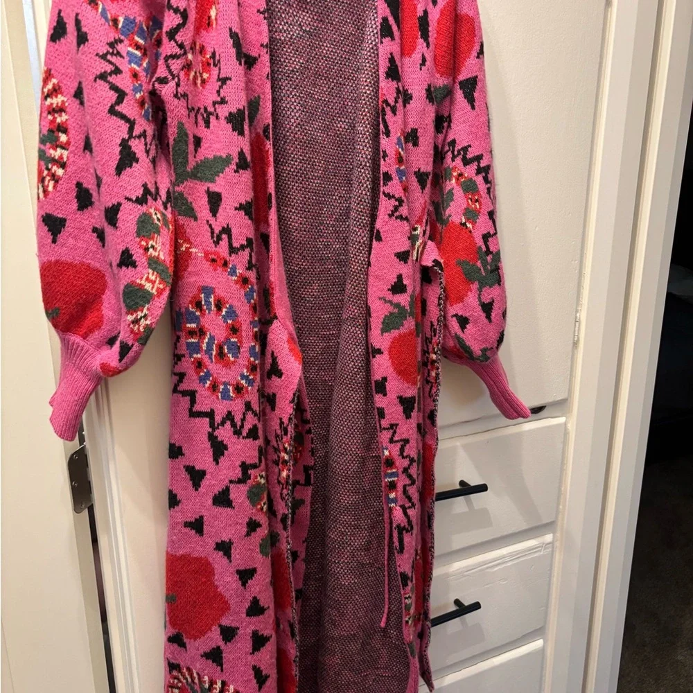 FARM Rio snake fruit sweater dress - Picture 3 of 6
